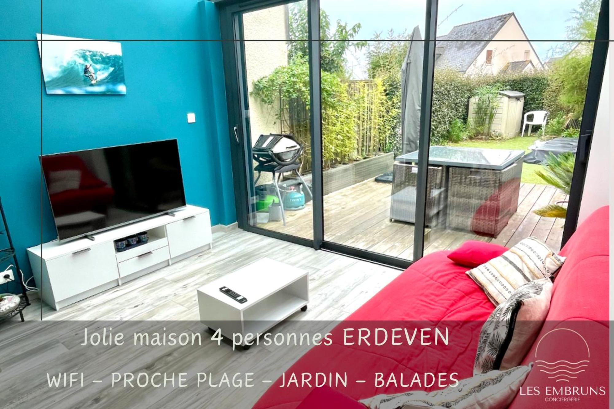 Jolie Petite Maison A 500M De La Plage D'Эрдевен Экстерьер фото